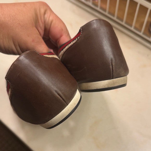 Gucci Women's Beige and Brown Loafers - Picture 5 of 9